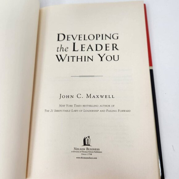 John C. Maxwell Developing The Leader Within You Hardcover Book - Picture 7 of 12